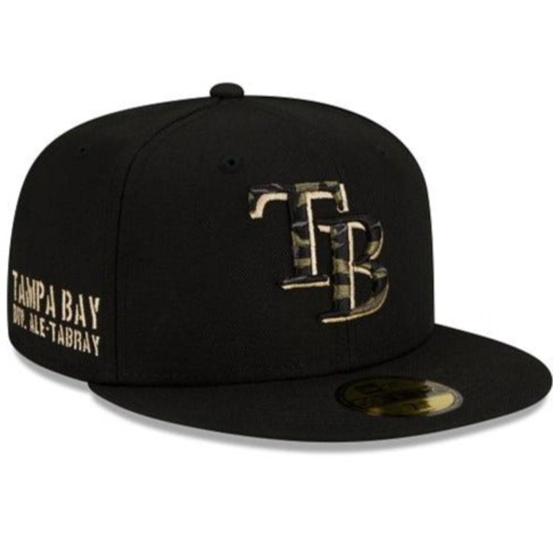 New Era Tampa Bay Rays Tiger Camo Undervisor 59FIFTY Fitted Hat