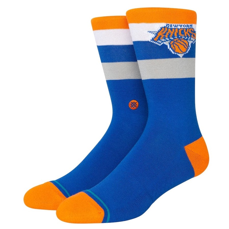 New York Knicks Stance NBA Stripe Crew Socks – Blue