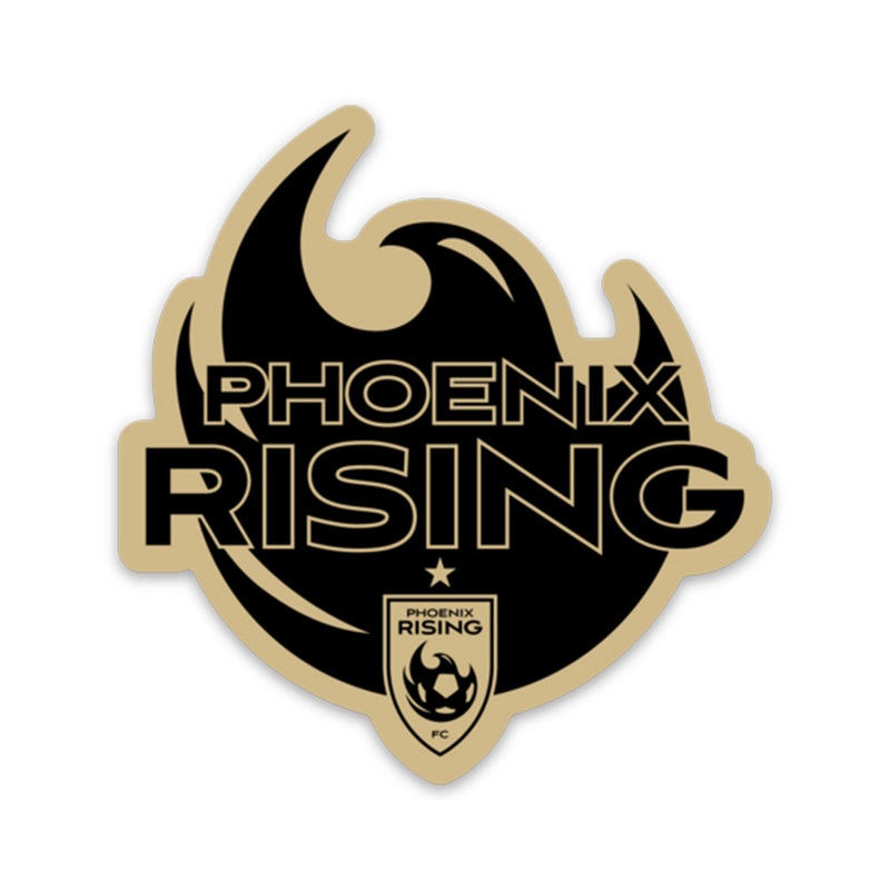 Phoenix Rising Gold Eye 3″ Sticker