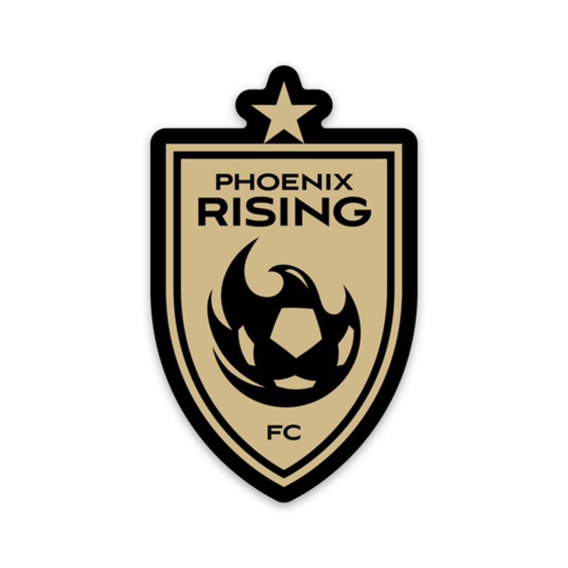 Phoenix Rising Gold Star 2″ Sticker