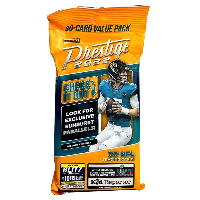 2022 Panini NFL Prestige Football Trading Card Fat Pack