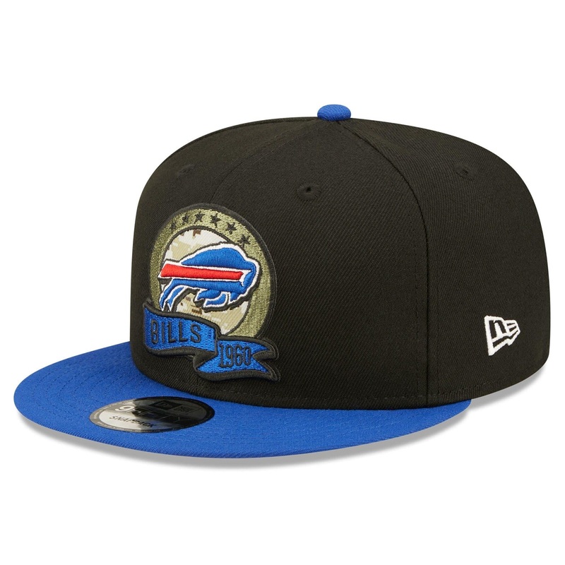 Buffalo Bills New Era NFL Salute To Service 22 9FIFTY Snapback Hat – Black