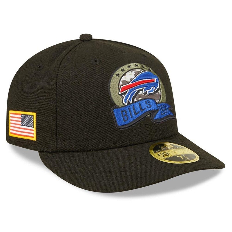 Buffalo Bills New Era NFL Salute To Service 22 Low Profile 59FIFTY Fitted Hat – Black