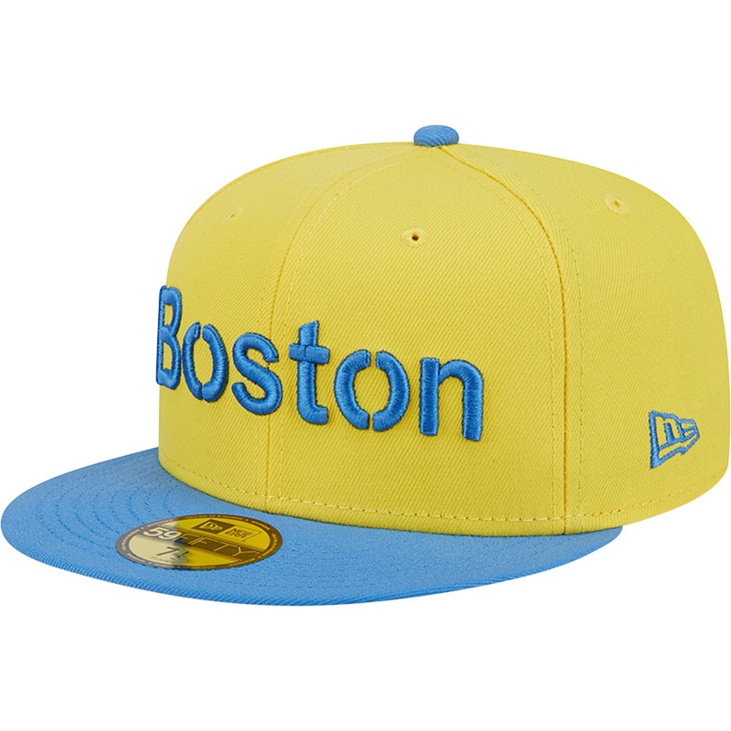 MLB Boston Red Sox New Era City Connect Alternate 59FIFTY Fitted Hat – Yellow