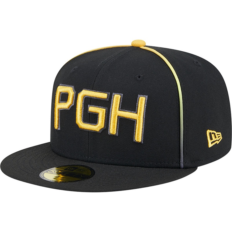 MLB Pittsburgh Pirates New Era City Connect Alternate 59FIFTY Fitted Hat – Black