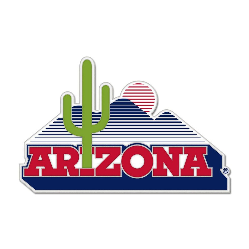 NCAA Arizona Wildcats WinCraft Vault Cactus Enamel Pin