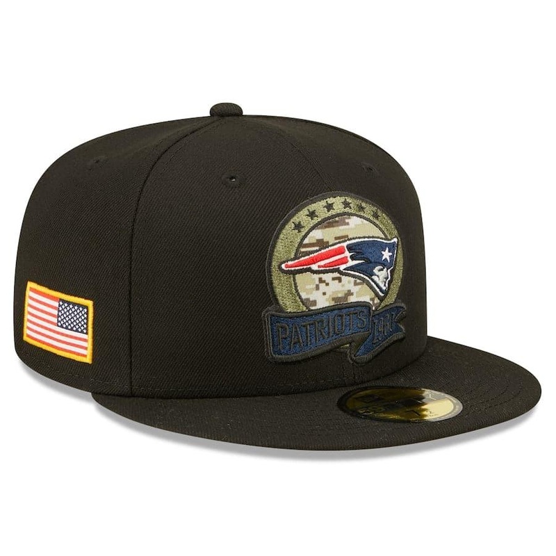 New England Patriots New Era NFL Salute To Service 22 59FIFTY Fitted Hat – Black