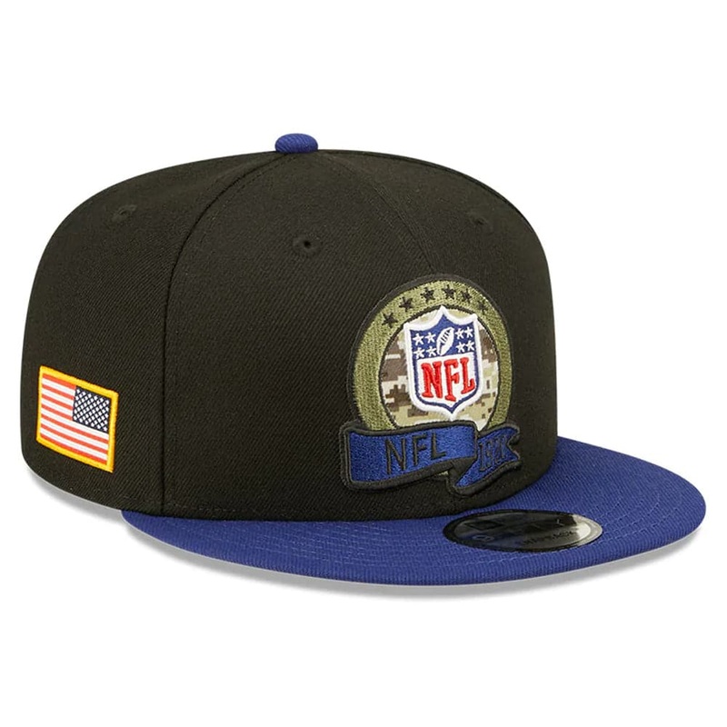 NFL Shield New Era NFL Salute To Service 22 9FIFTY Snapback Hat – Black
