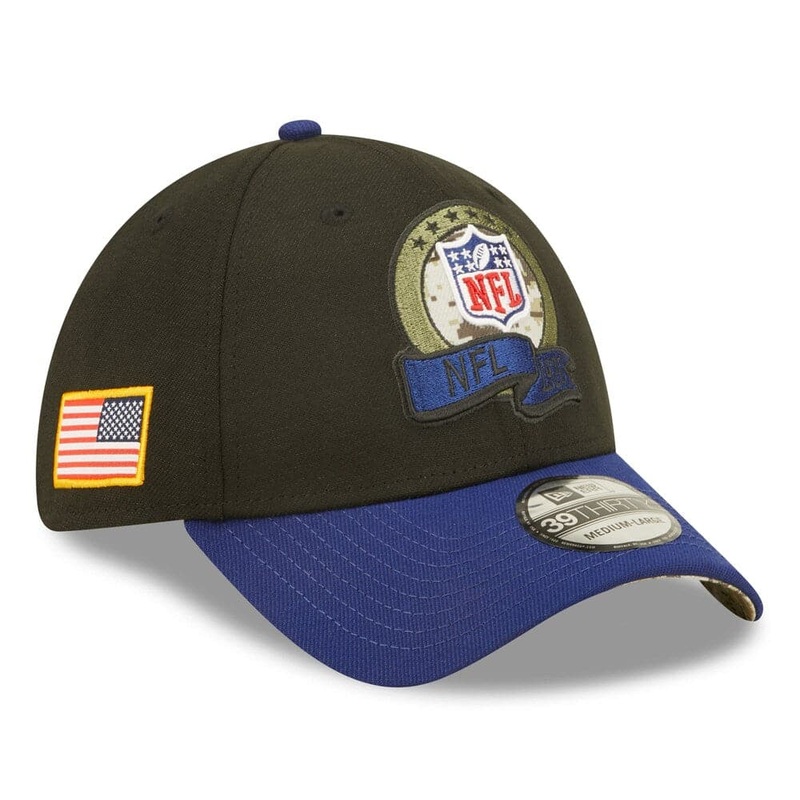 NFL Shield New Era NFL Salute To Service 22 9TWENTY Strapback Hat – Black