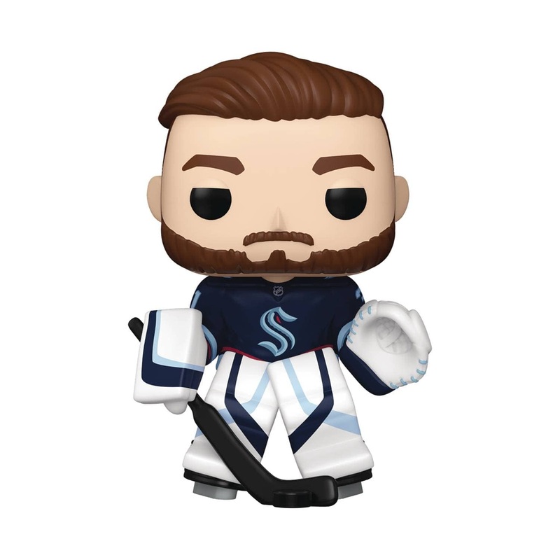 Philipp Grubauer Seattle Kraken Funko NHL Pop 3.75″ Figure – Navy