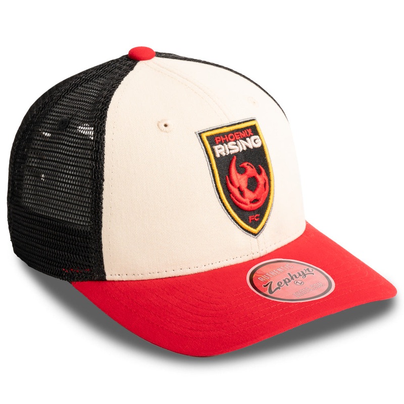 Phoenix Rising Zephyr Harvest Range Trucker Adjustable Hat – Tan