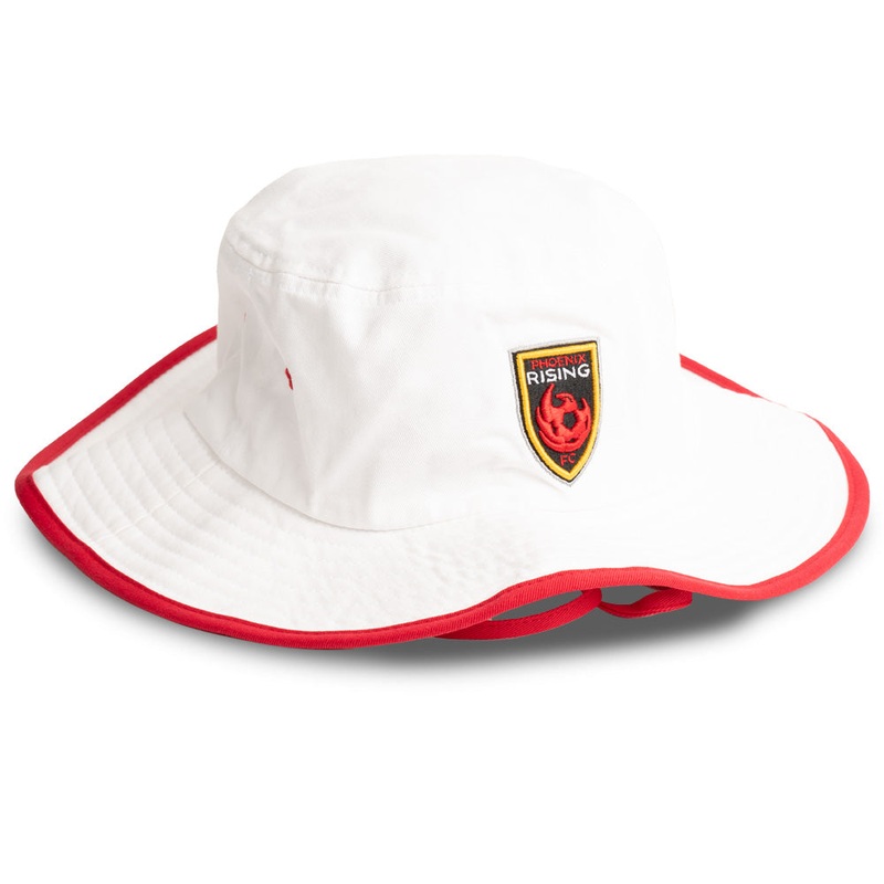 Phoenix Rising Zephyr Trainer Bucket Hat – White