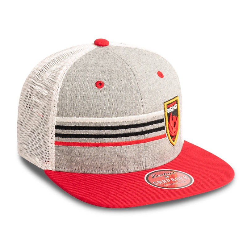 Phoenix Rising Zephyr Win Streak Trucker Snapback Hat – Gray