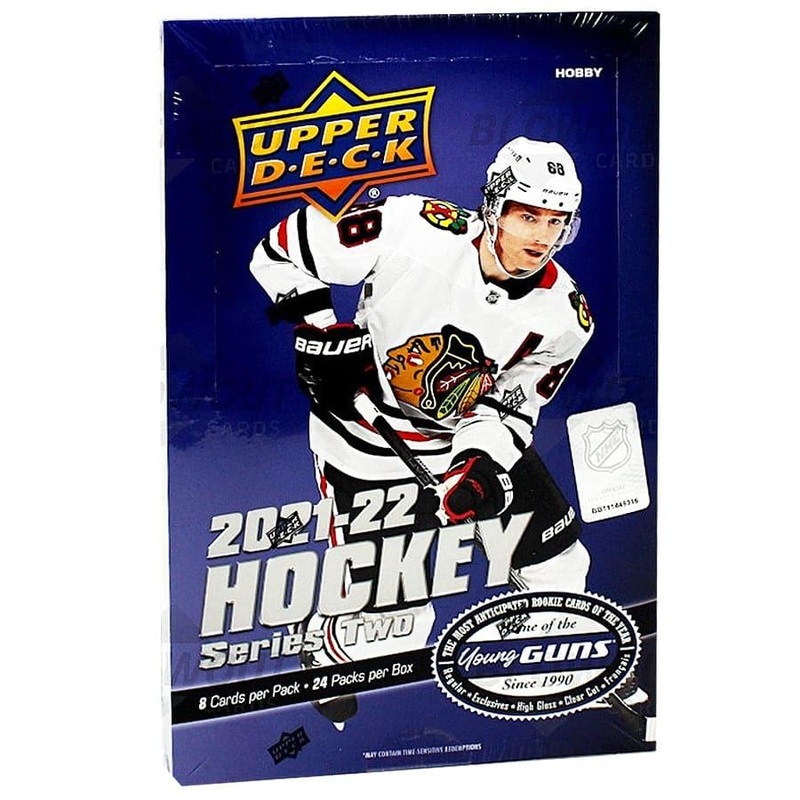 Upper Deck 21-22 NHL Series 2 Hockey Trading Card Hobby Box