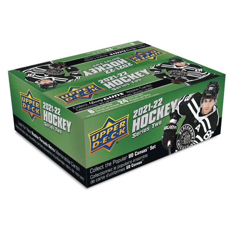Upper Deck 21-22 NHL Series 2 Hockey Trading Card Retail Box