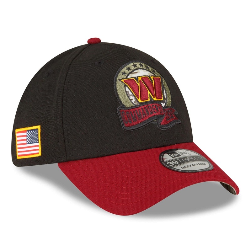Washington Commanders New Era NFL Salute To Service 22 39THIRTY Hat – Black