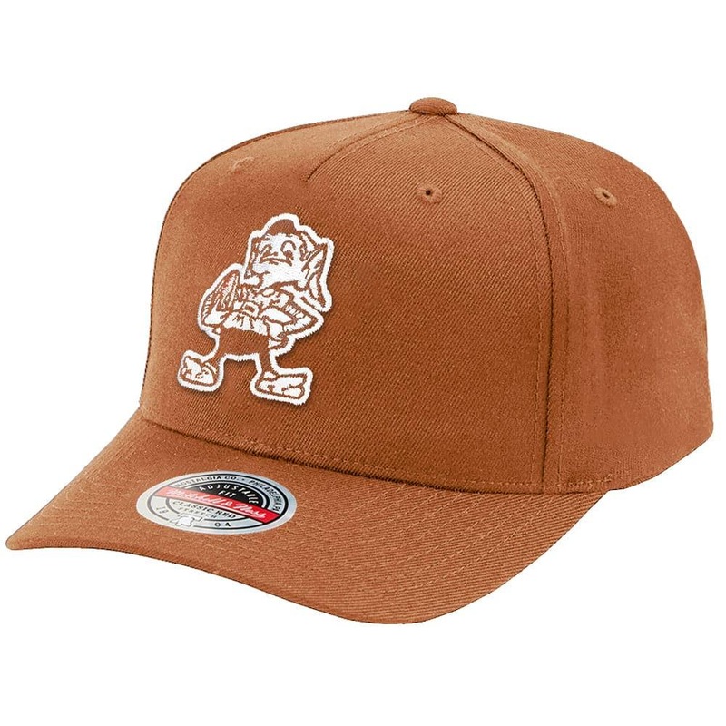 Cleveland Browns Mitchell & Ness NFL Team Tonal Classic Red Snapback Hat – Clay