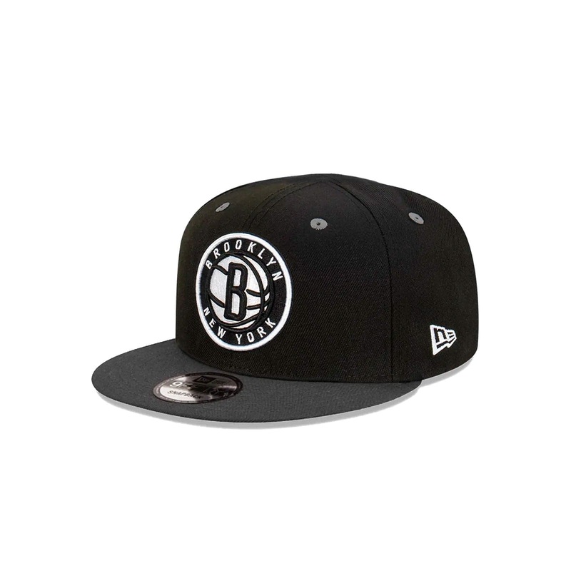 Infants Brooklyn Nets New Era NBA My 1st Varsity 9FIFTY Snapback Hat – Black