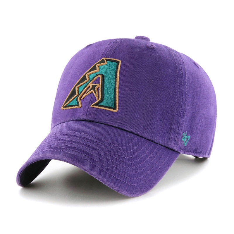 MLB Arizona Diamondbacks ’47 Cooperstown Clean Up Hat – Purple