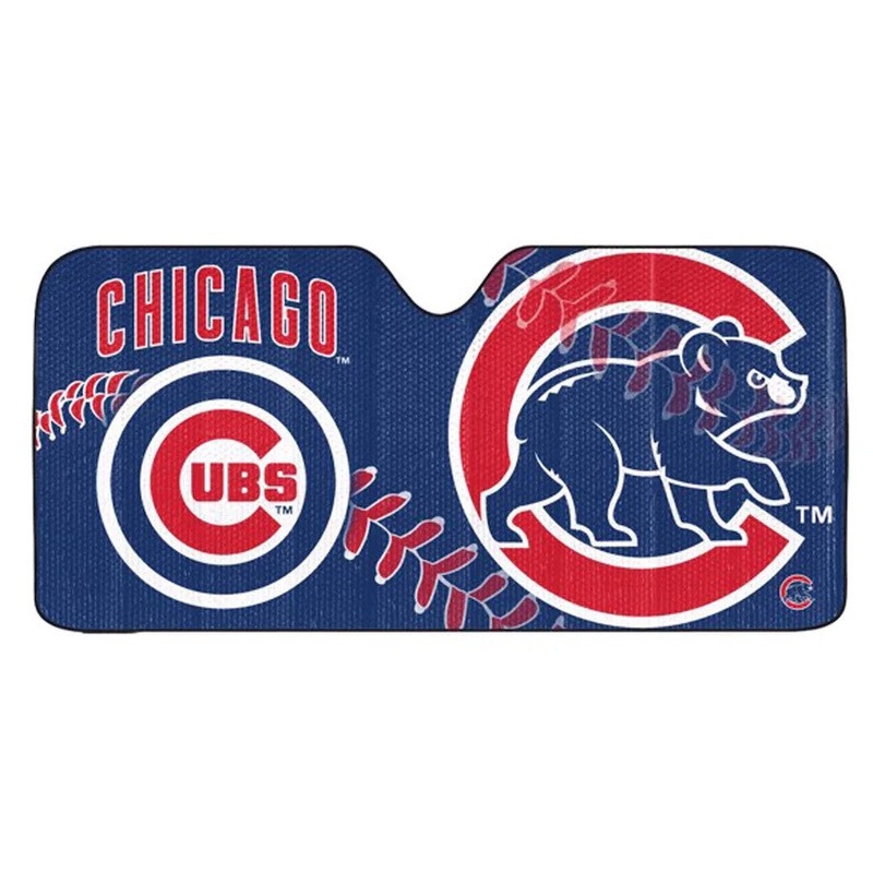 MLB Chicago Cubs Logo Auto Sun Shade