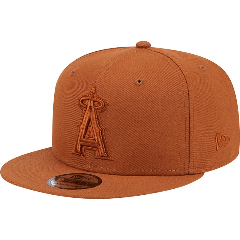 MLB Los Angeles Angels New Era Earthly Brown 9FIFTY Snapback Hat – Brown