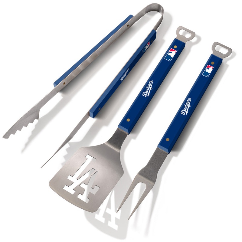 MLB Los Angeles Dodgers YouTheFan Spirit Series 3-Piece BBQ Set