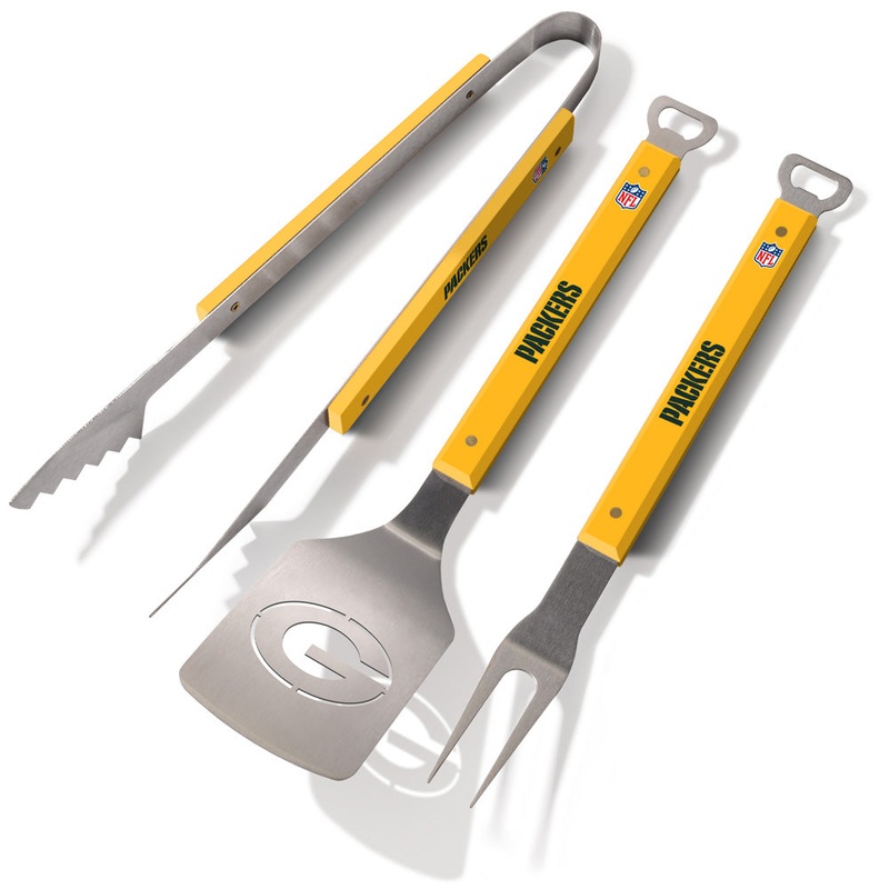 NFL Green Bay Packers YouTheFan Spirit Series 3-Piece BBQ Set