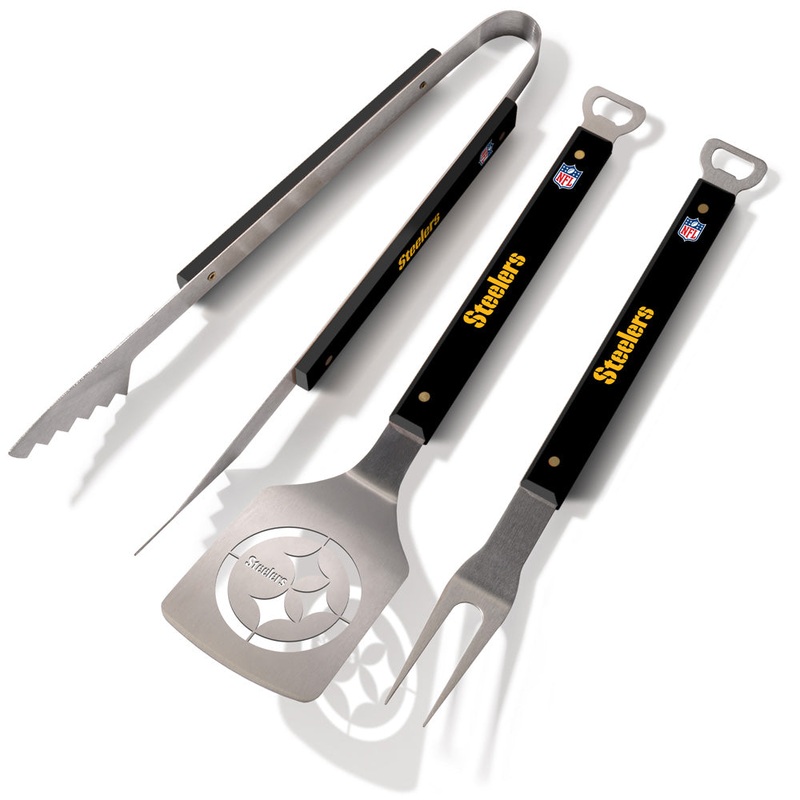 NFL Pittsburgh Steelers YouTheFan Spirit Series 3-Piece BBQ Set