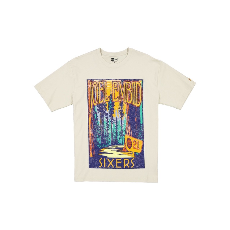 Philadelphia 76ers 2025 All-Star Game Victory Grove Joel Embiid T-Shirt