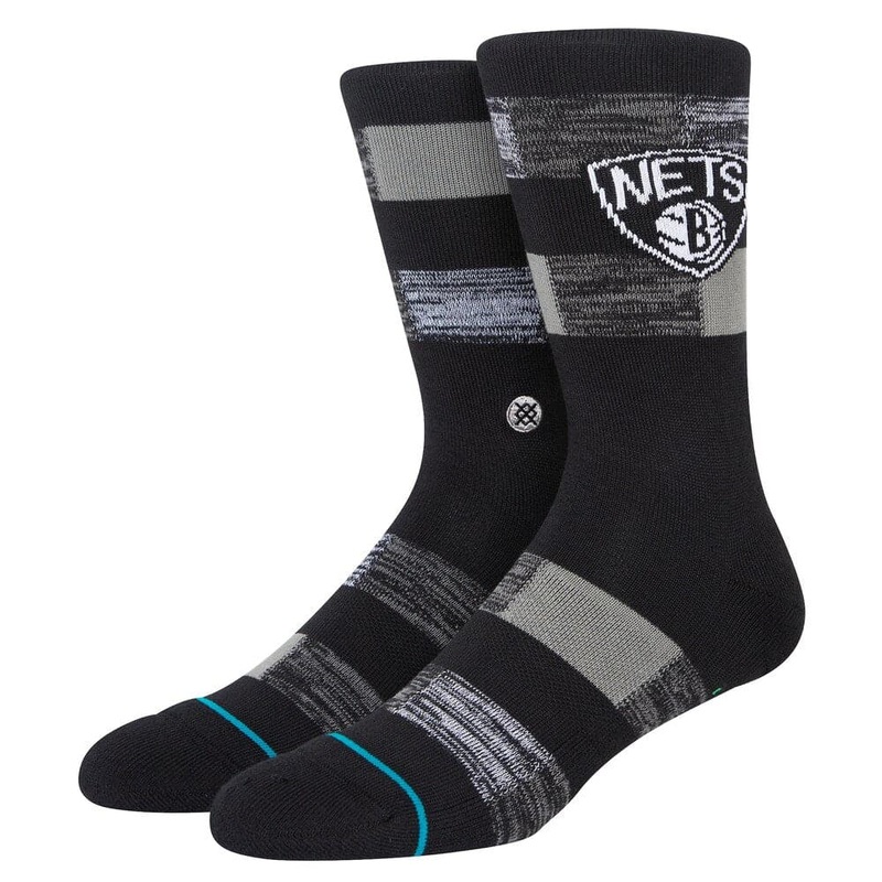 Brooklyn Nets Stance NBA Cryptic Crew Socks – Black