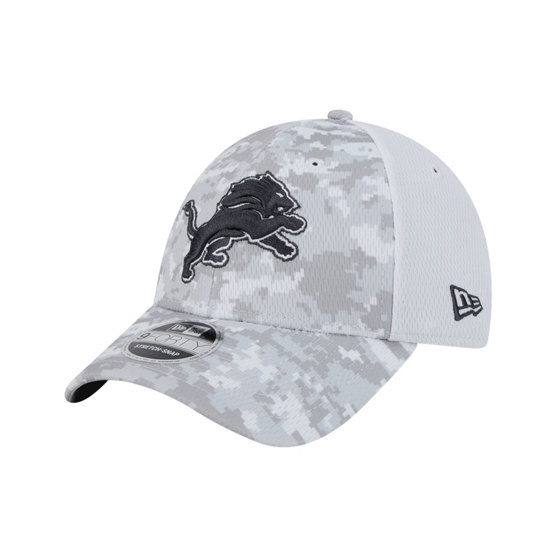 Detroit Lions New Era NFL 24 Salute To Service 9FORTY Stretch-Snapback Hat