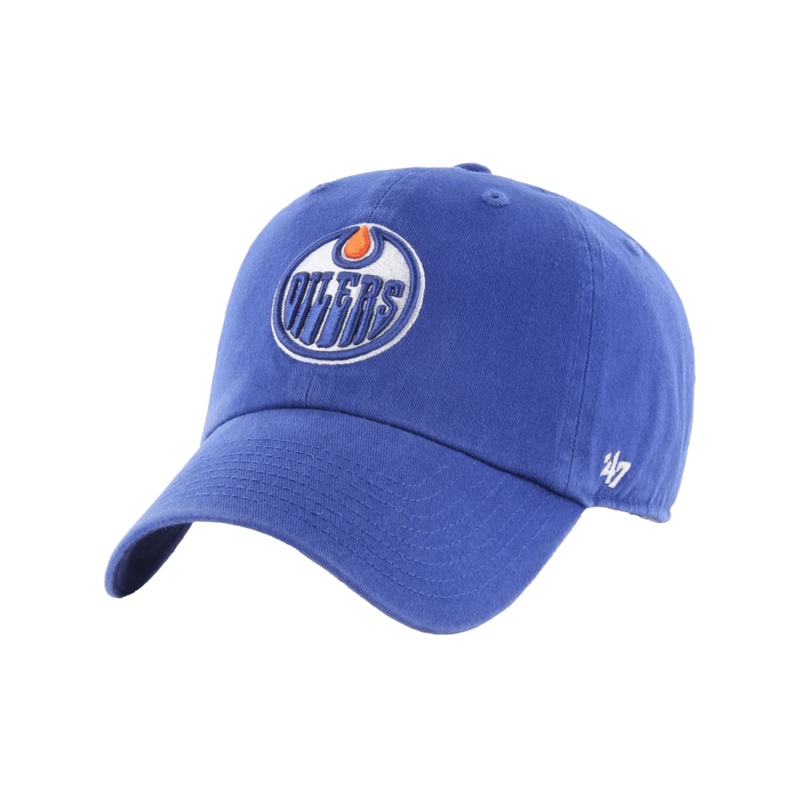 Edmonton Oilers ’47 NHL Team Clean Up Strapback Hat – Blue