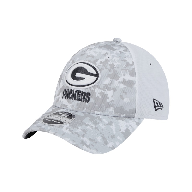 Green Bay Packers New Era NFL 24 Salute To Service 9FORTY Stretch-Snapback Hat