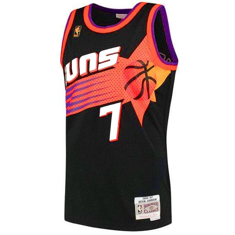 Kevin Johnson Phoenix Suns Mitchell & Ness NBA 96-97 Swingman Jersey – Black