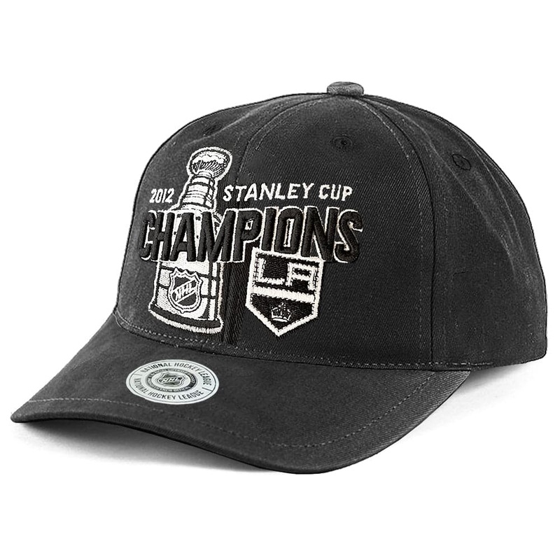 Los Angeles Kings NHL 2012 Champs Vintage Deadstock Snapback Hat – Faded Black