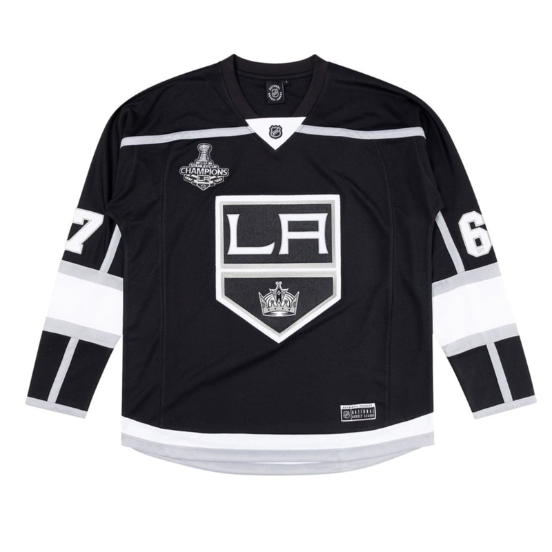 Los Angeles Kings NHL 2012 Stanley Cup Replica Fan Jersey – Black