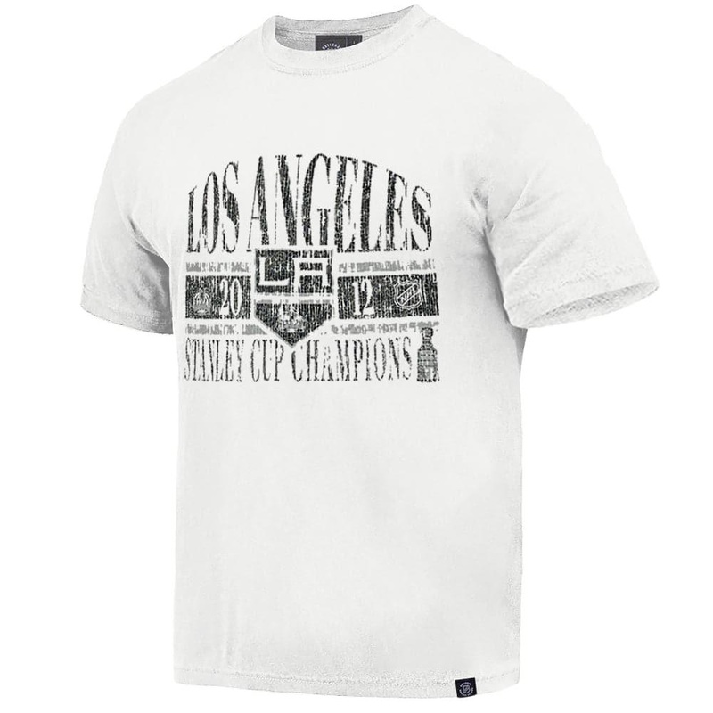 Los Angeles Kings NHL Team Arch Vintage T-Shirt – White