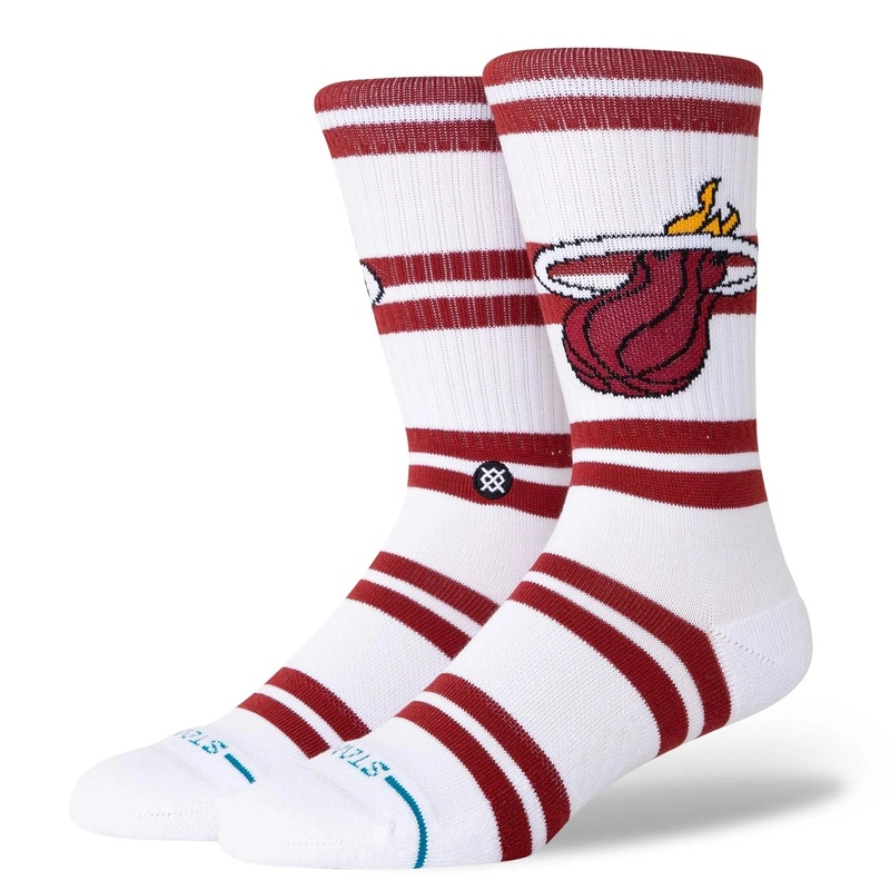 Miami Heat Stance NBA Team Prep Crew Socks