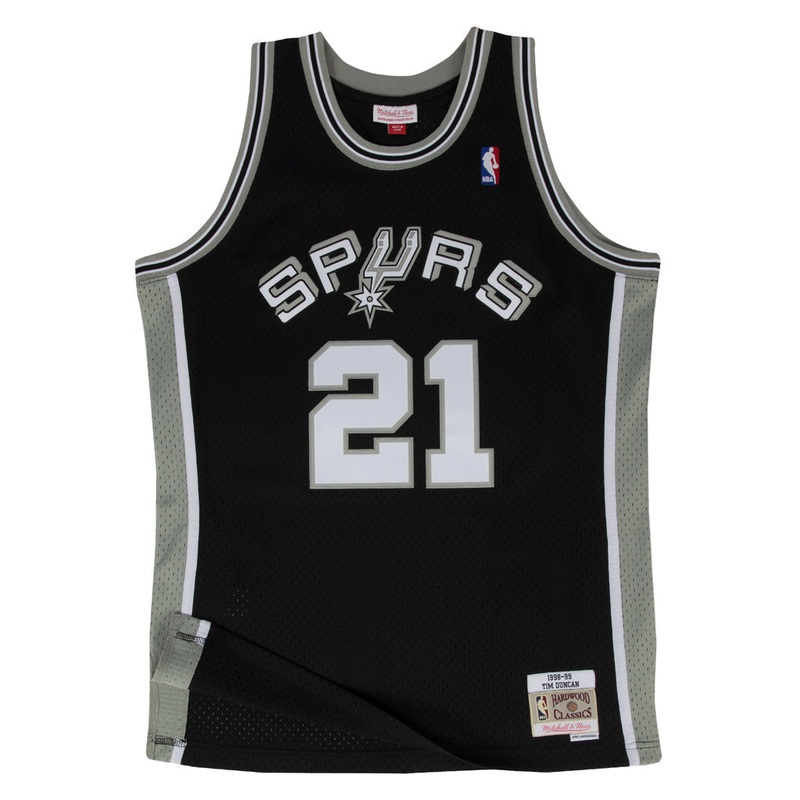 NBA San Antonio Spurs Tim Duncan Mitchell & Ness ’98 Retro Swingman Jersey