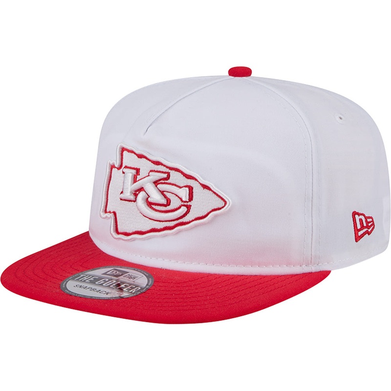 NFL Kansas City Chiefs New Era 2024 Training Golfer Snapback Hat – White