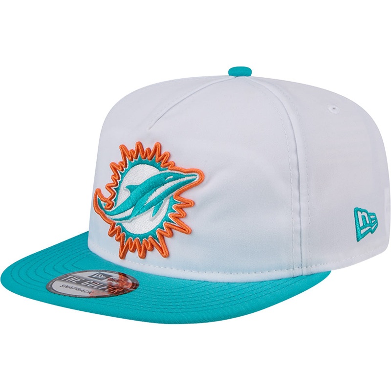 NFL Miami Dolphins New Era 2024 Training Golfer Snapback Hat – White