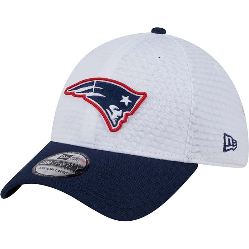 NFL New England Patriots New Era 2024 Training 39THIRTY Flex Fit Hat – White