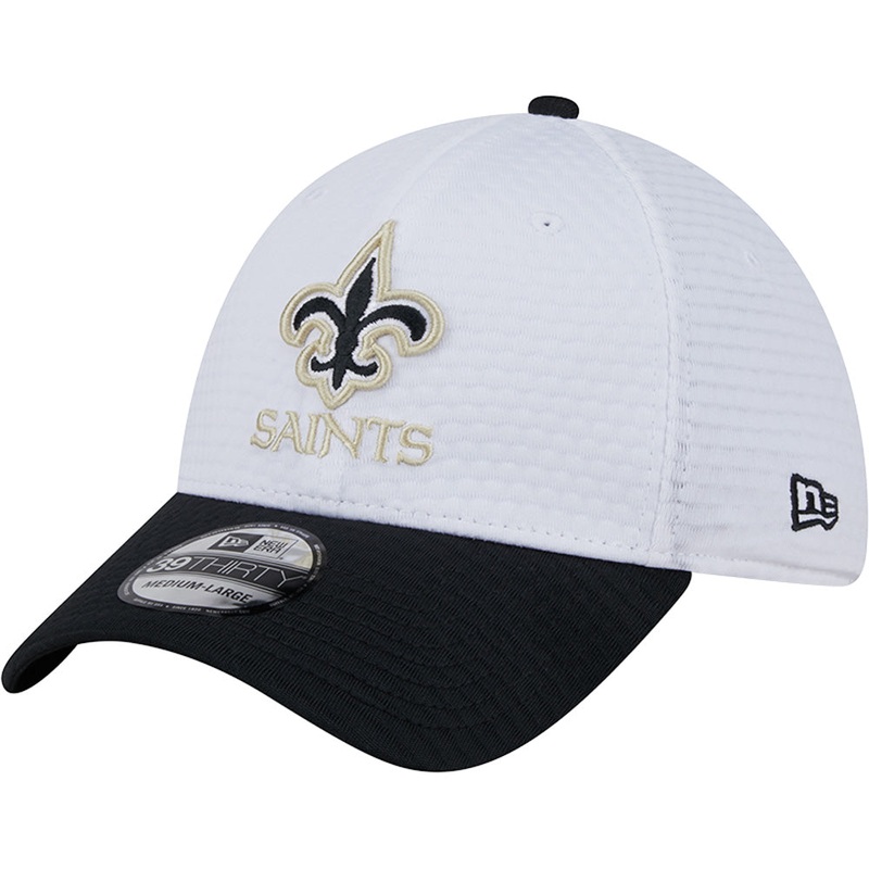 NFL New Orleans Saints New Era 2024 Training 39THIRTY Flex Fit Hat – White