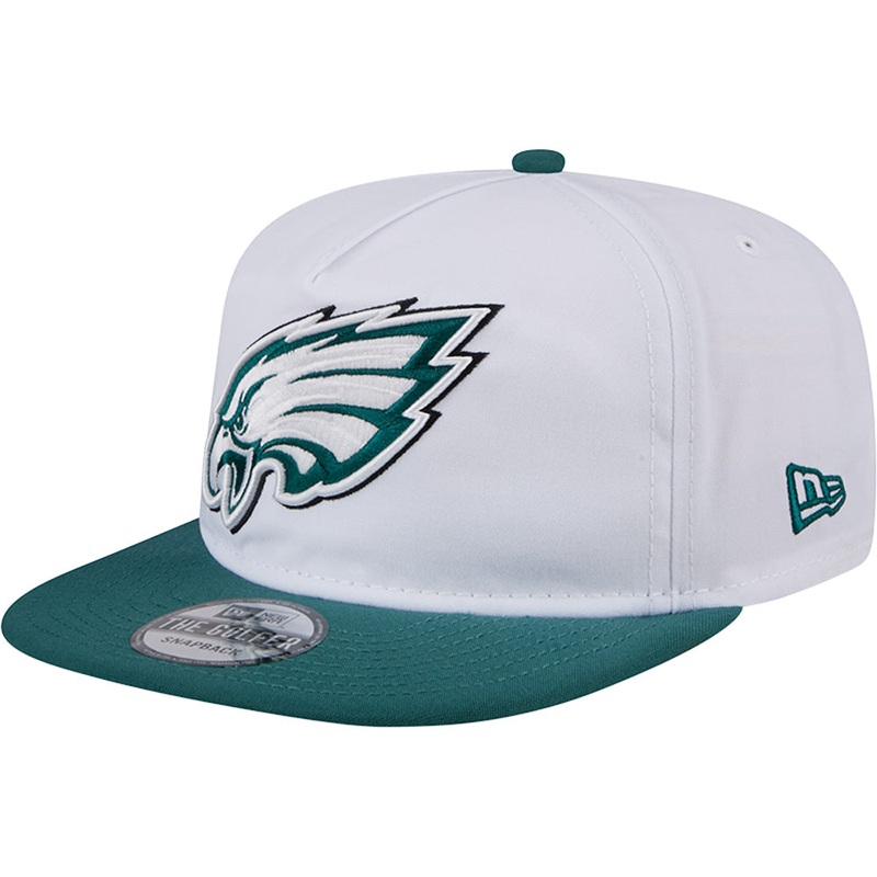NFL Philadelphia Eagles New Era 2024 Training Golfer Snapback Hat – White