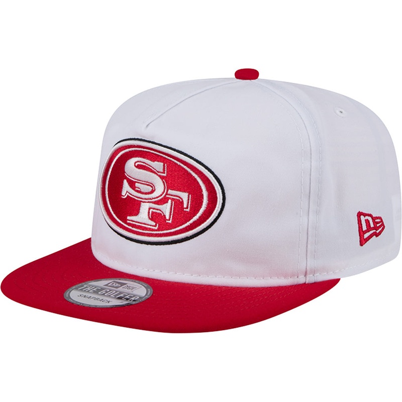 NFL San Francisco 49ers New Era 2024 Training Golfer Snapback Hat – White