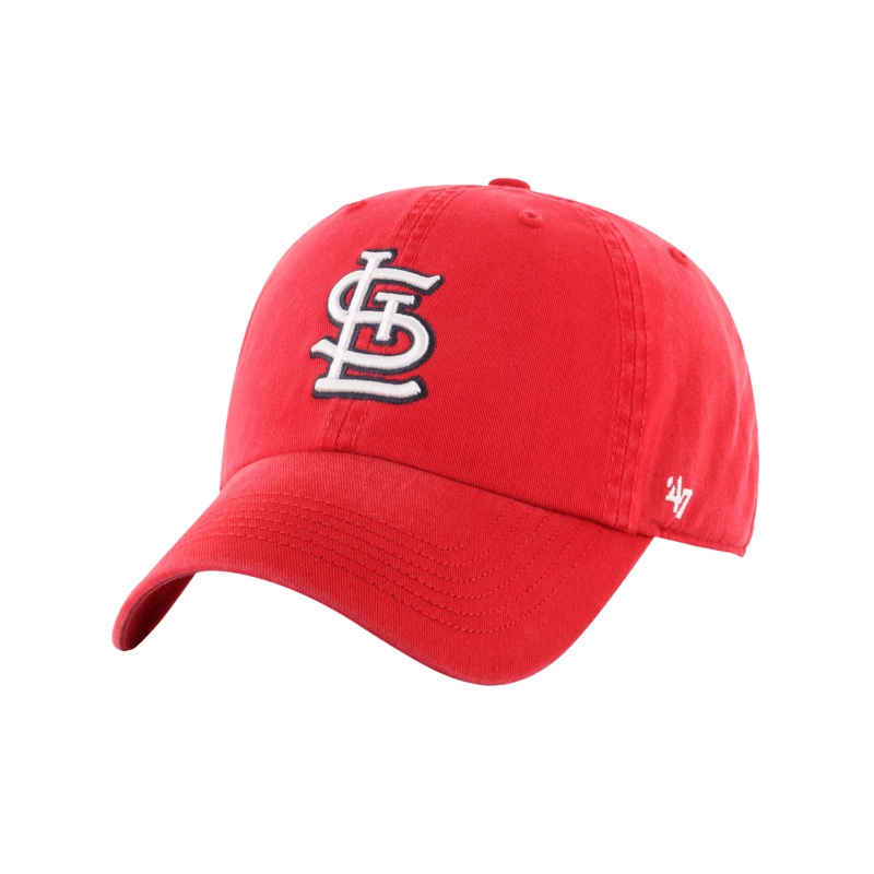 St Louis Cardinals ’47 MLB Team Clean Up Strapback Hat – Red