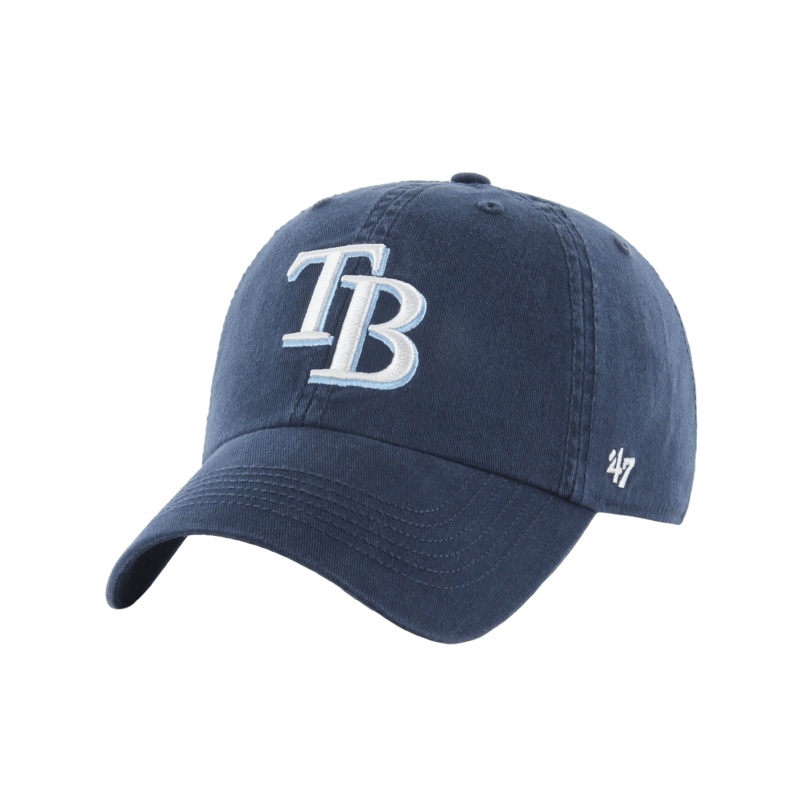 Tampa Bay Rays ’47 MLB Team Clean Up Strapback Hat – Navy