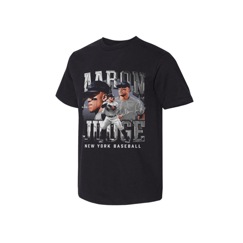 Aaron Judge New York Yankees 500 Level MLB Homage Heavyweight T-Shirt – Vintage Black