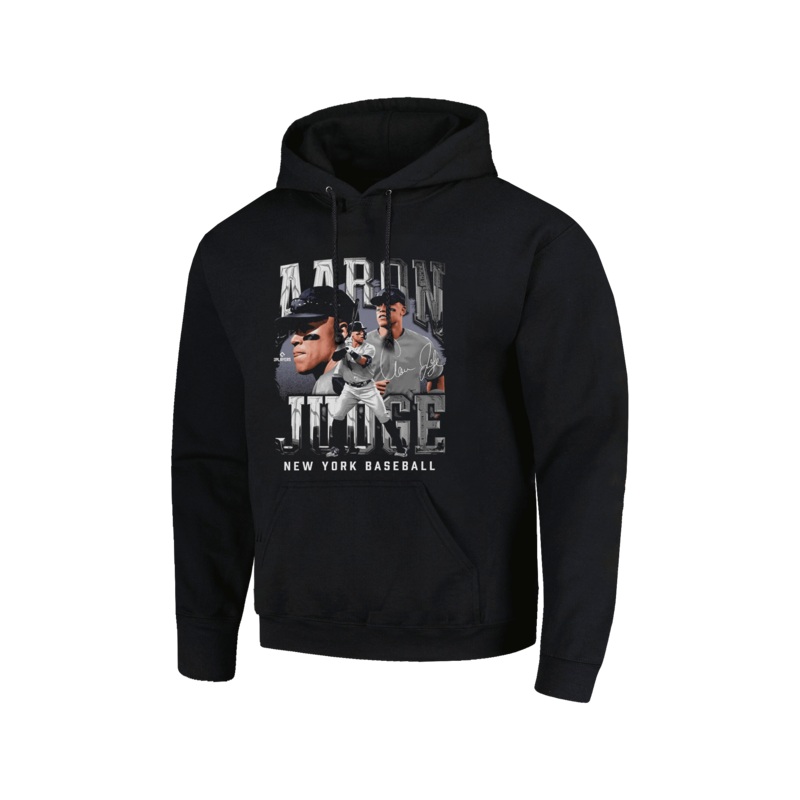 Aaron Judge New York Yankees 500 Level MLB Homage Hoodie Jumper – Black