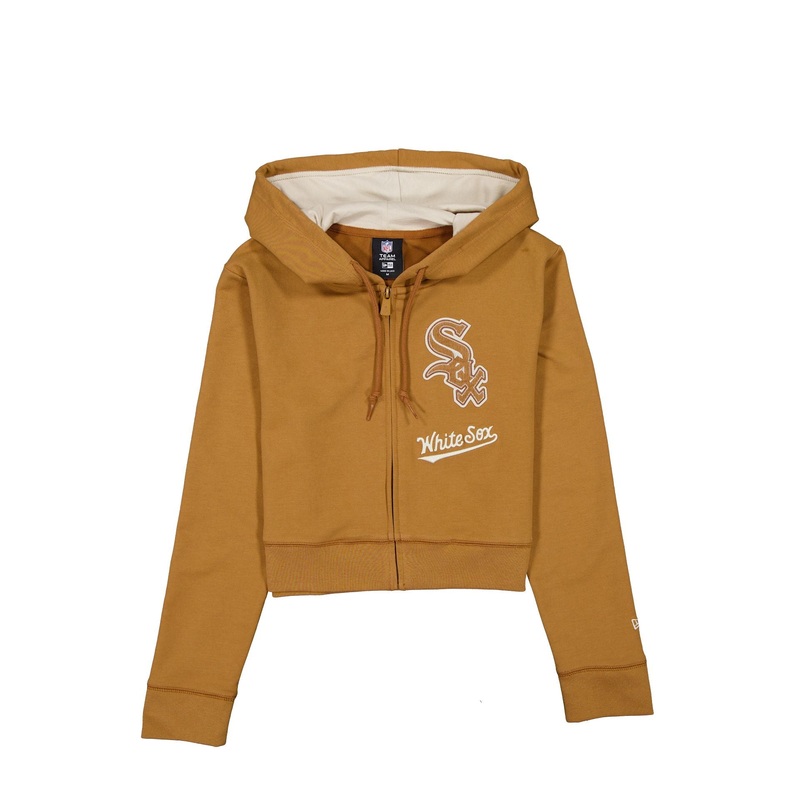Chicago White Sox Light Bronze Logo Select Women’s Full-Zip Hoodie